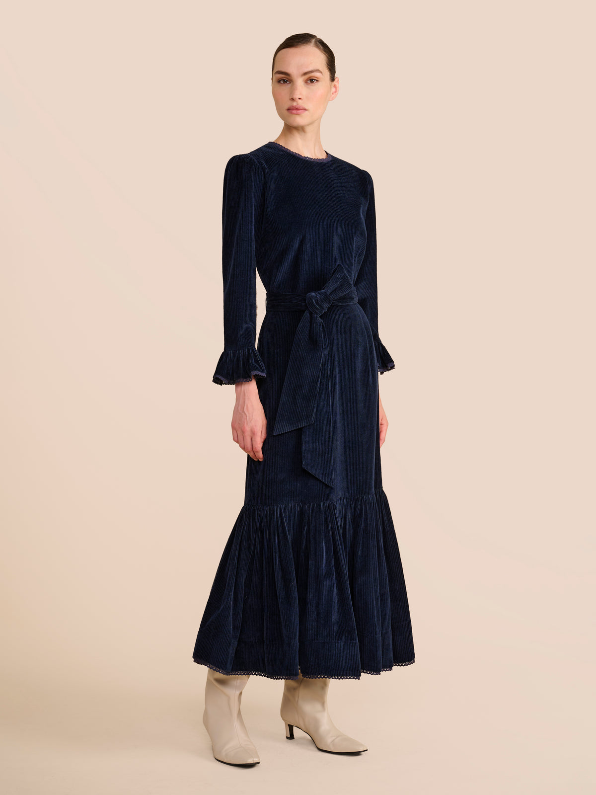 Aster Navy Dress