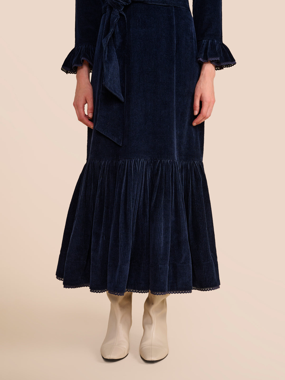 Aster Navy Dress