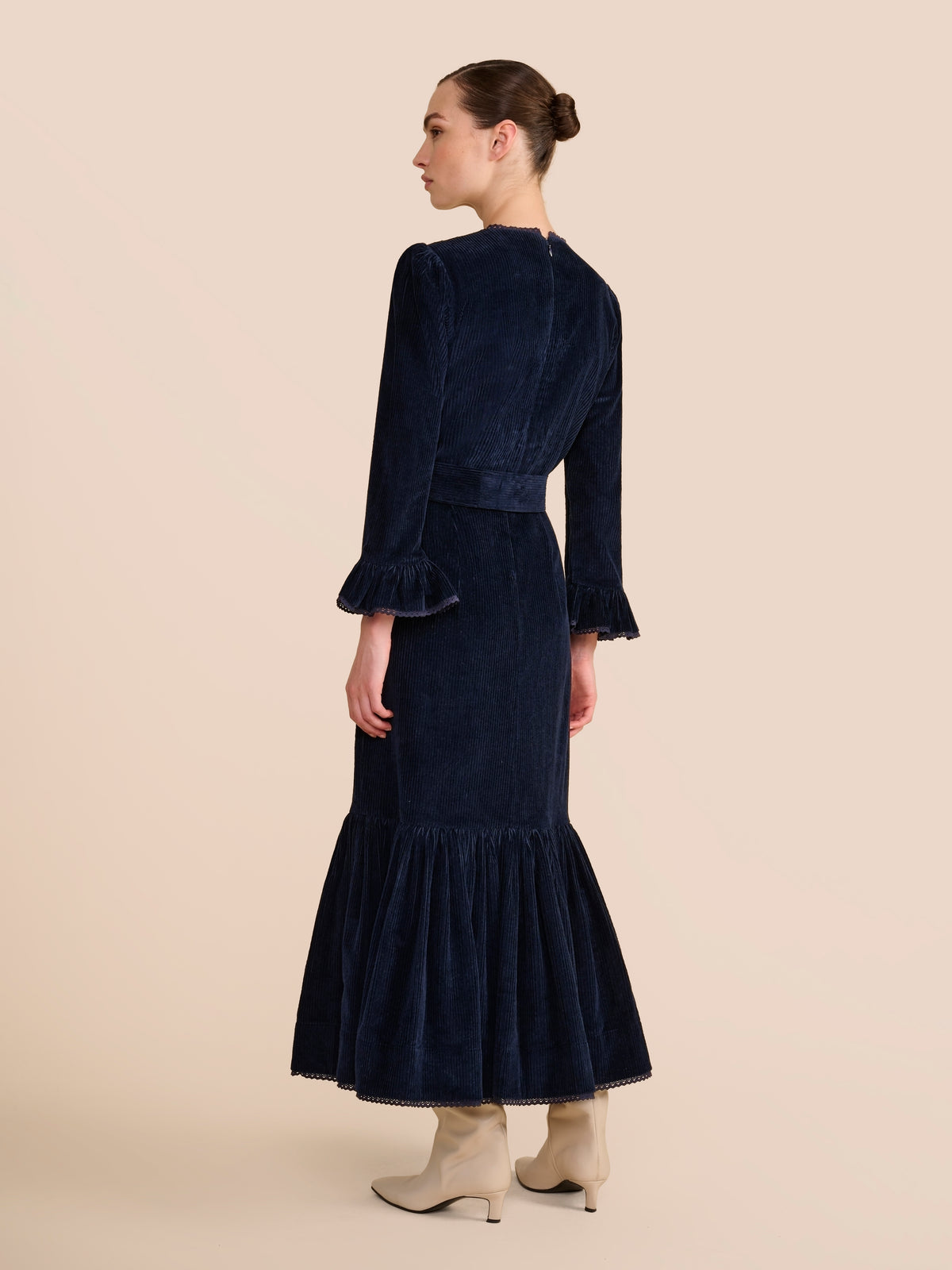 Aster Navy Dress