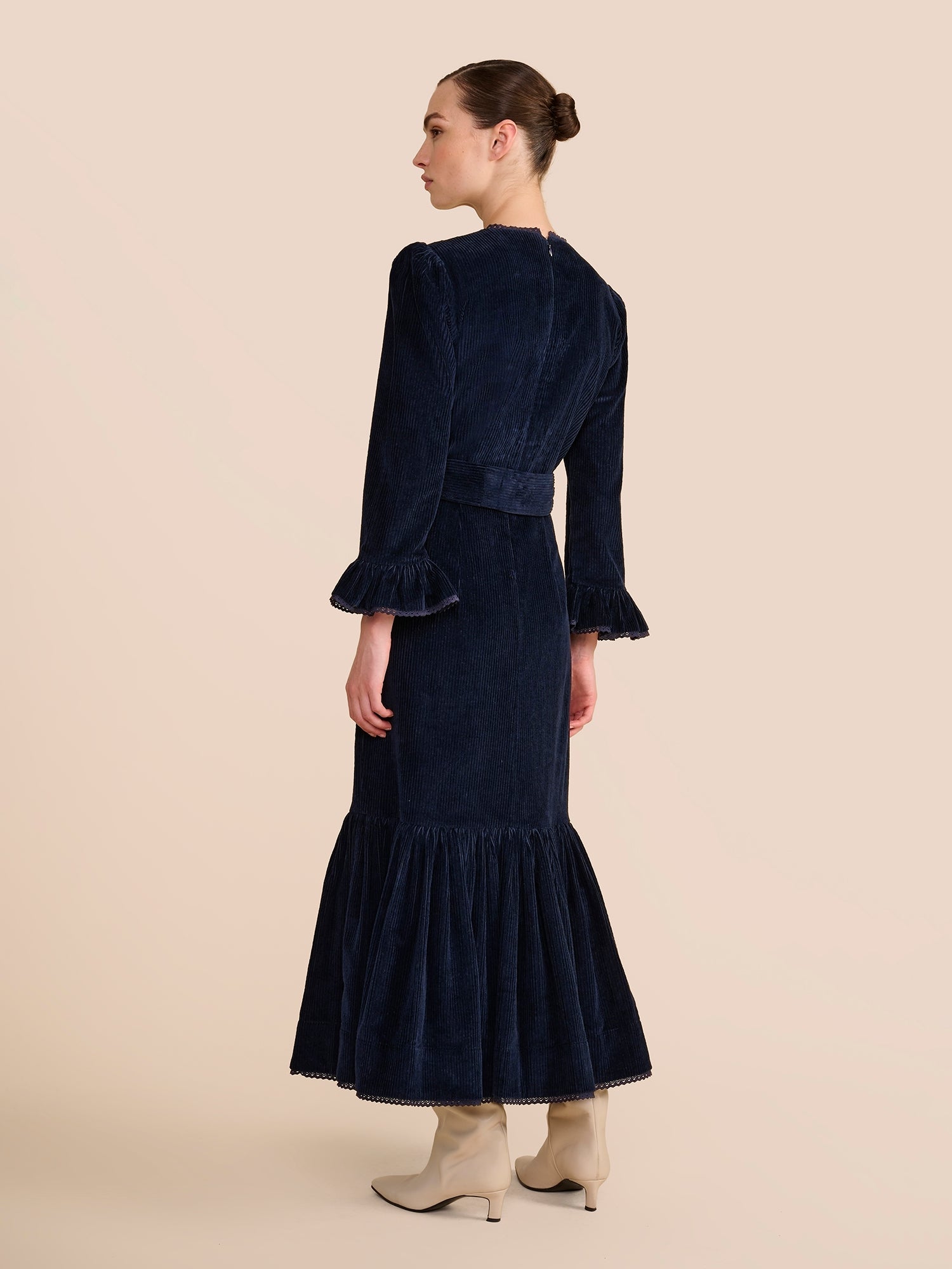 Aster Navy Dress
