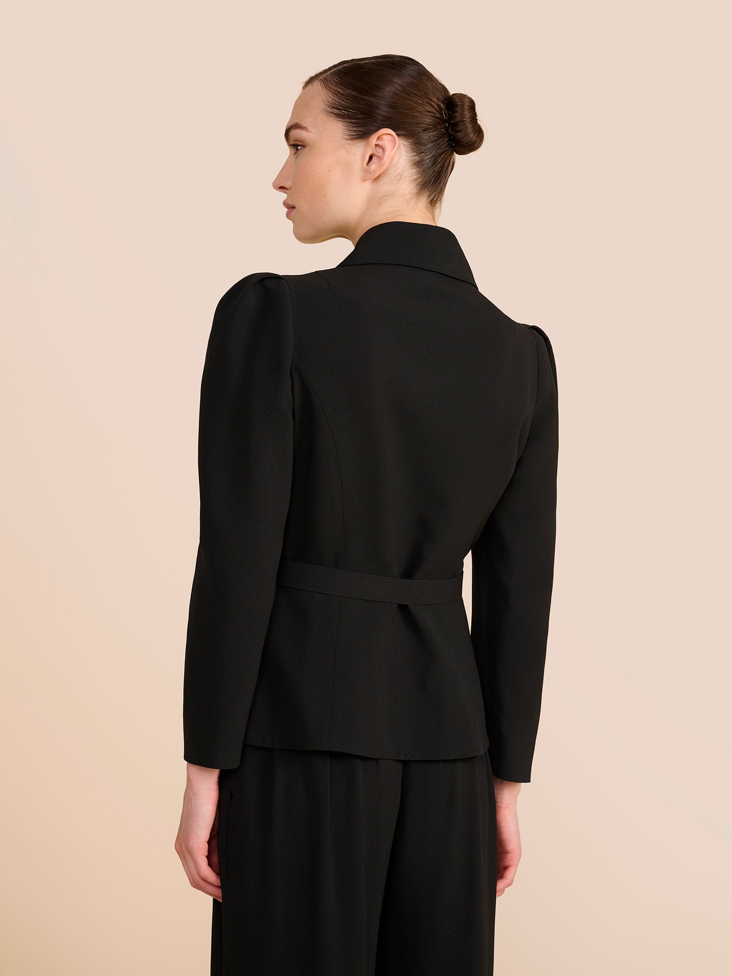 Bethany Black Long Sleeve Top