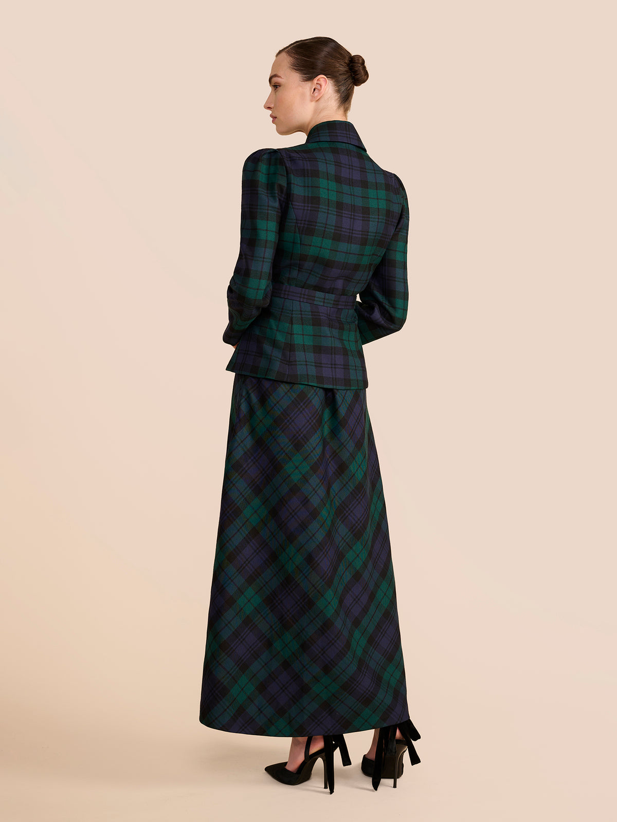 Esta Evergreen Tartan Skirt