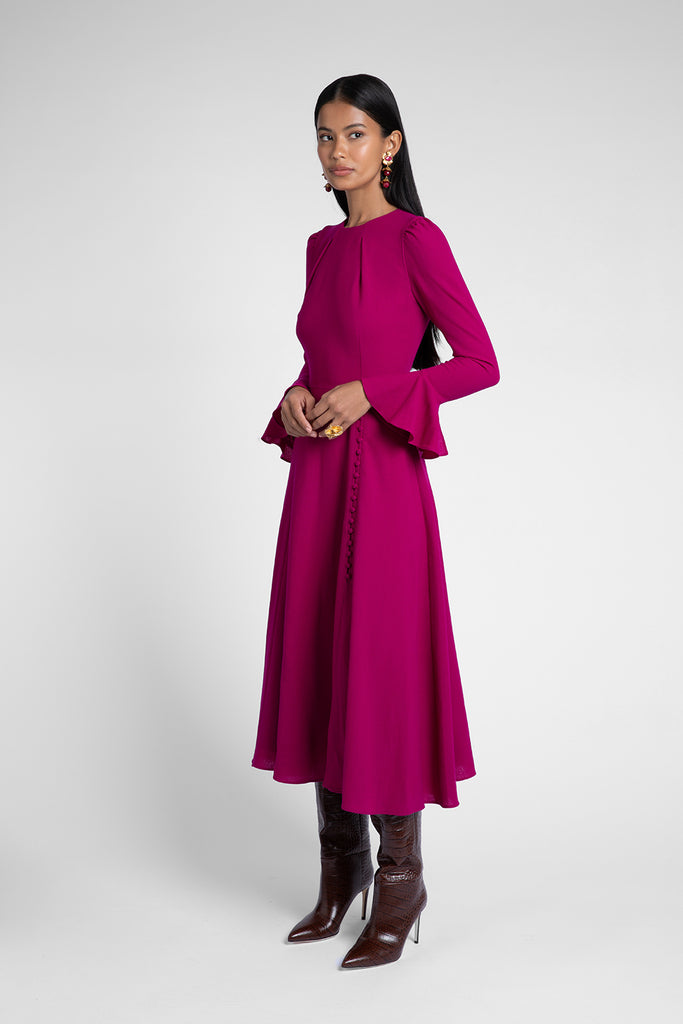 Yahvi Fuchsia Dress