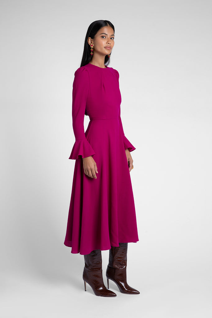 Yahvi Fuchsia Dress