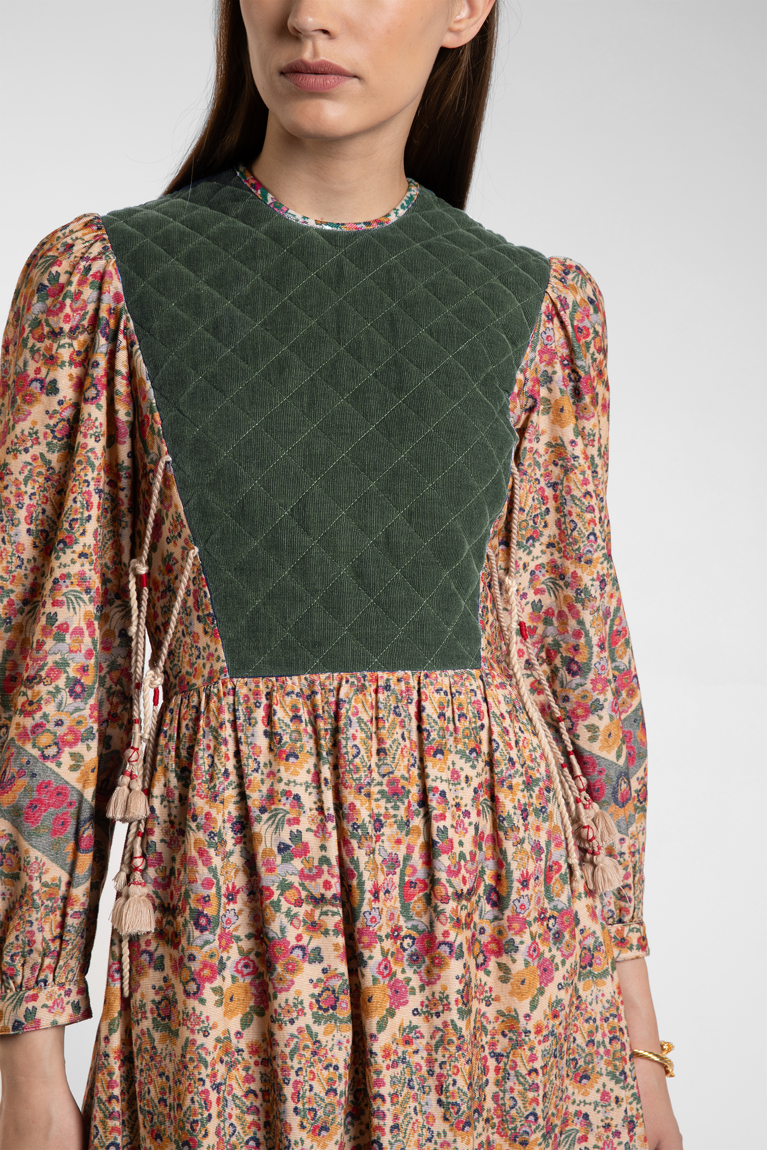 Marcia Ivory Floral Dress