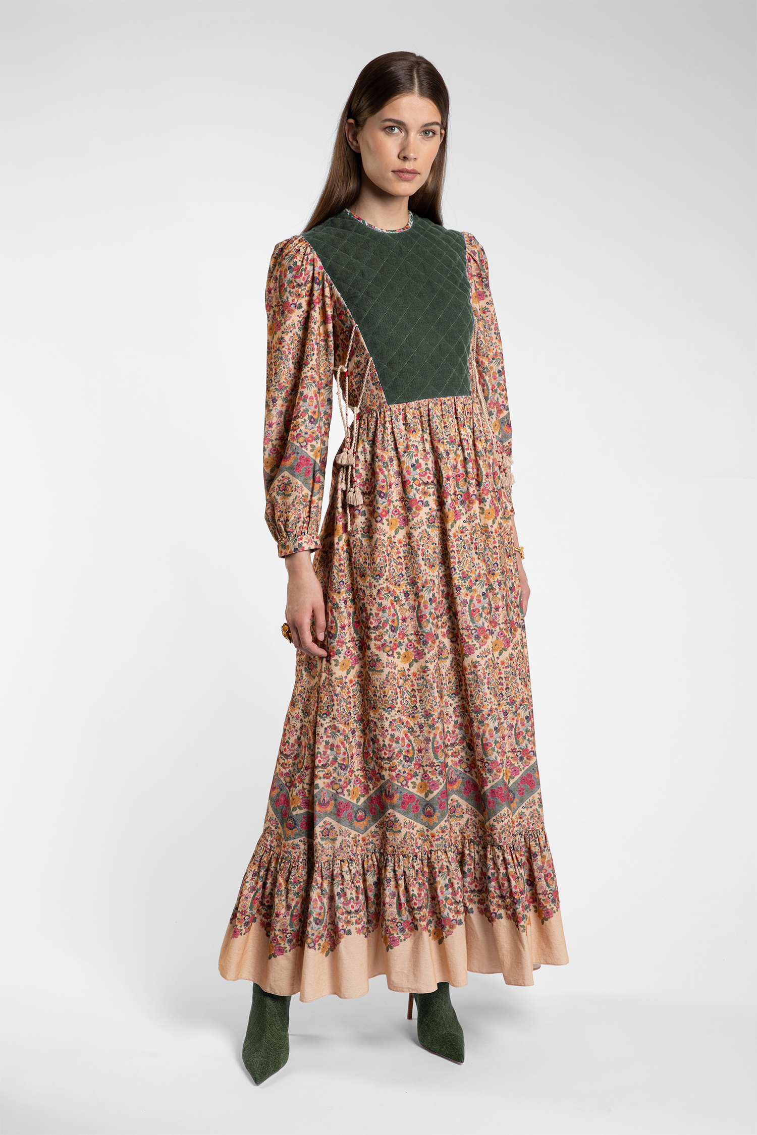 Marcia Ivory Floral Dress