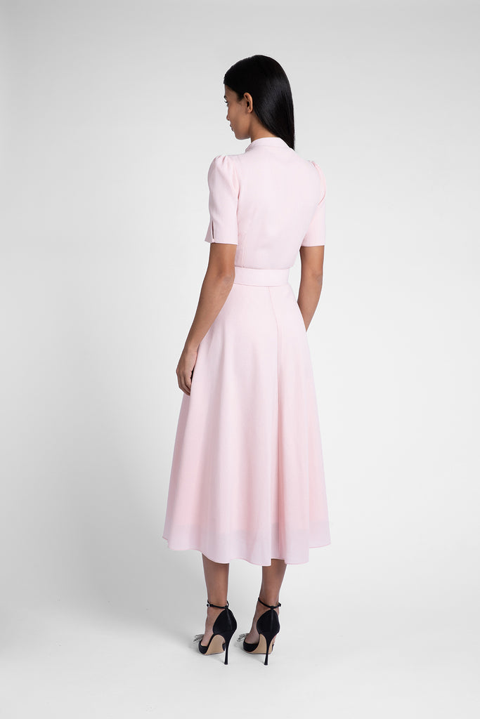 Ahana Blush Short Sleeve Dress