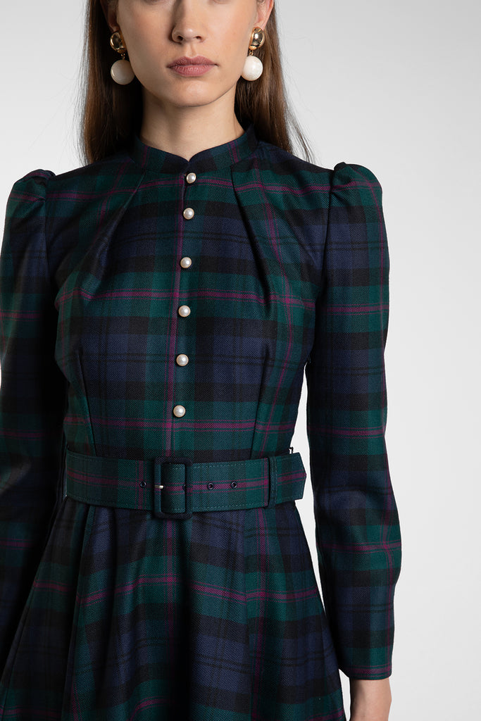 Ahana Tartan Dress