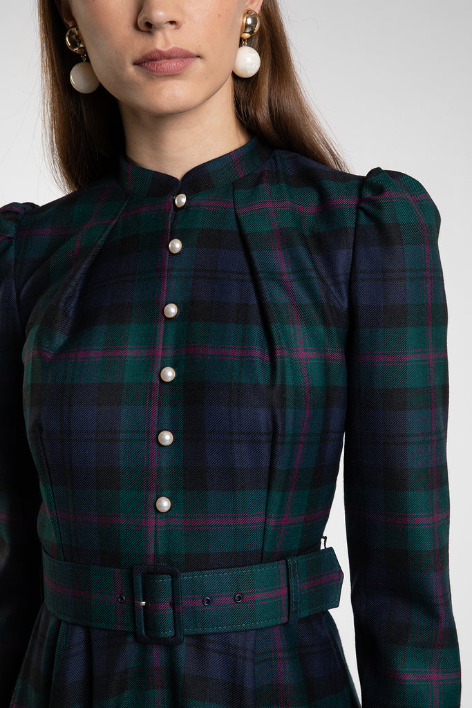 Ahana Tartan Dress