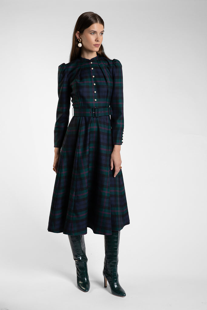 Ahana Tartan Dress