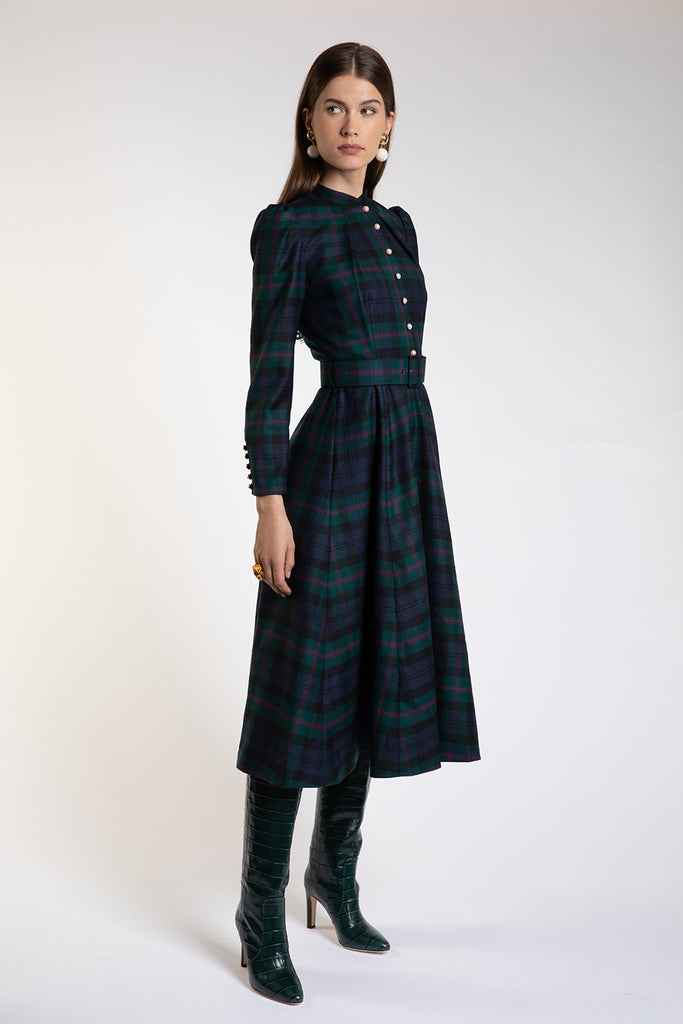 Ahana Tartan Dress