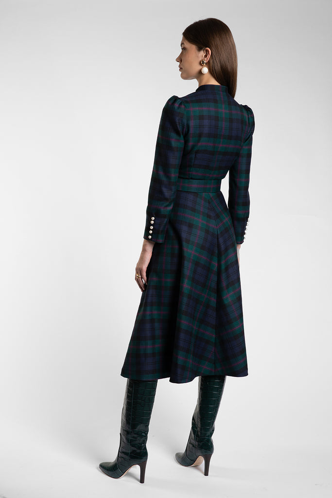 Ahana Tartan Dress