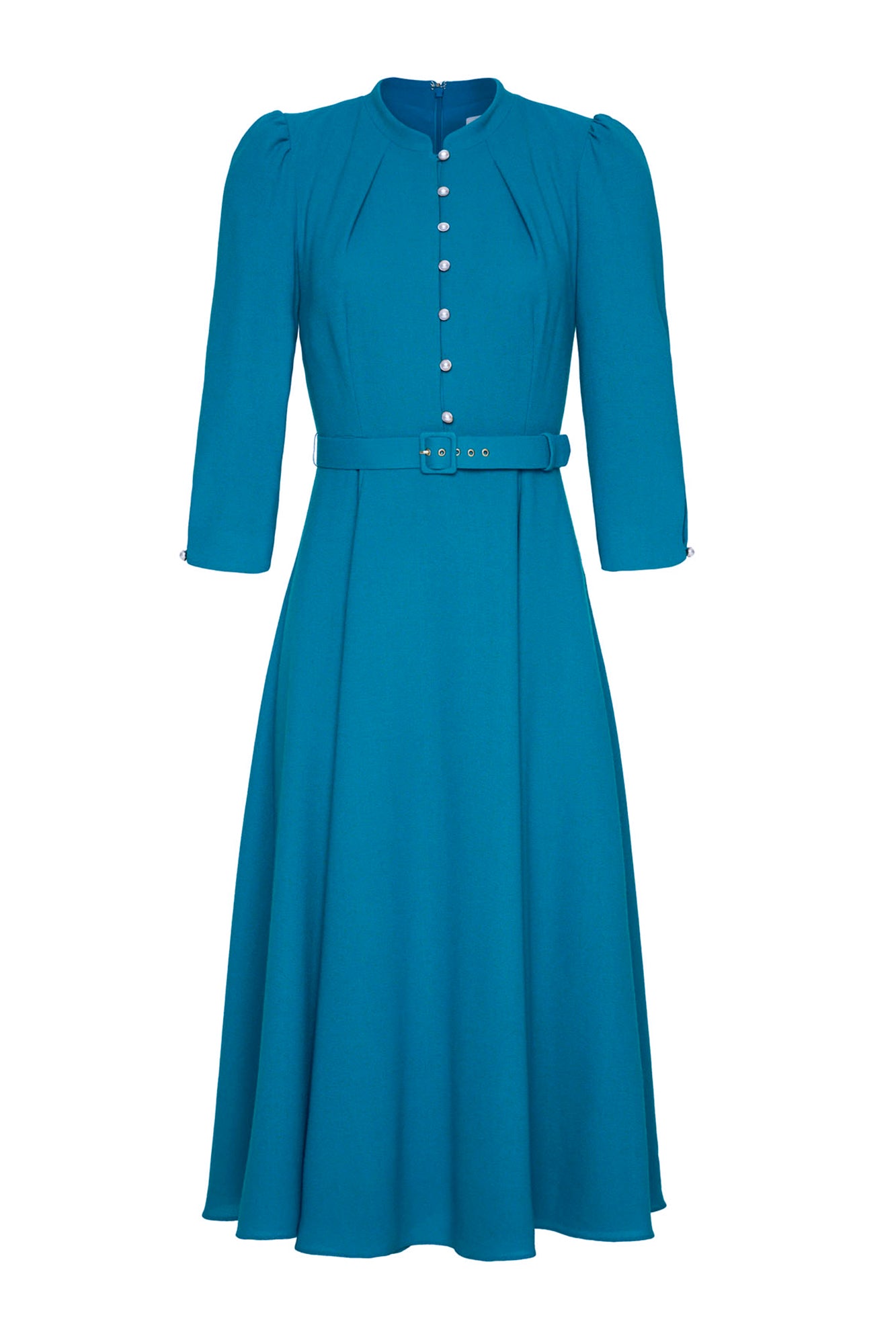 Ahana Mid Sleeve Azure Dress