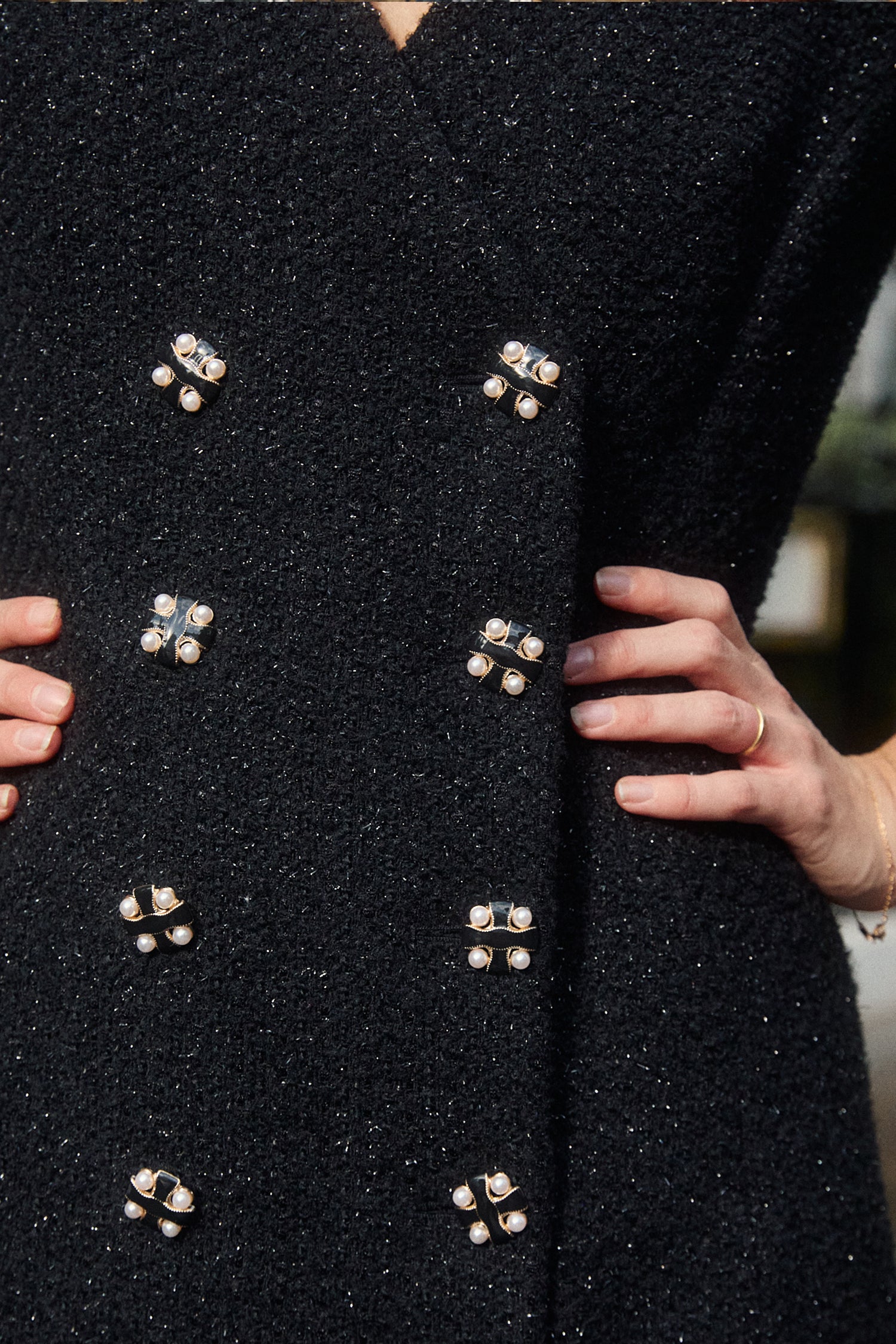 Calista Sparkle Boucle Dress