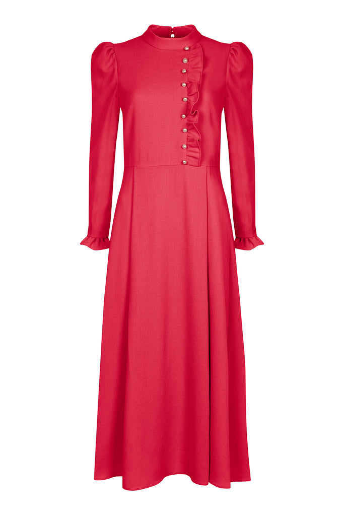 Christina Crimson Dress