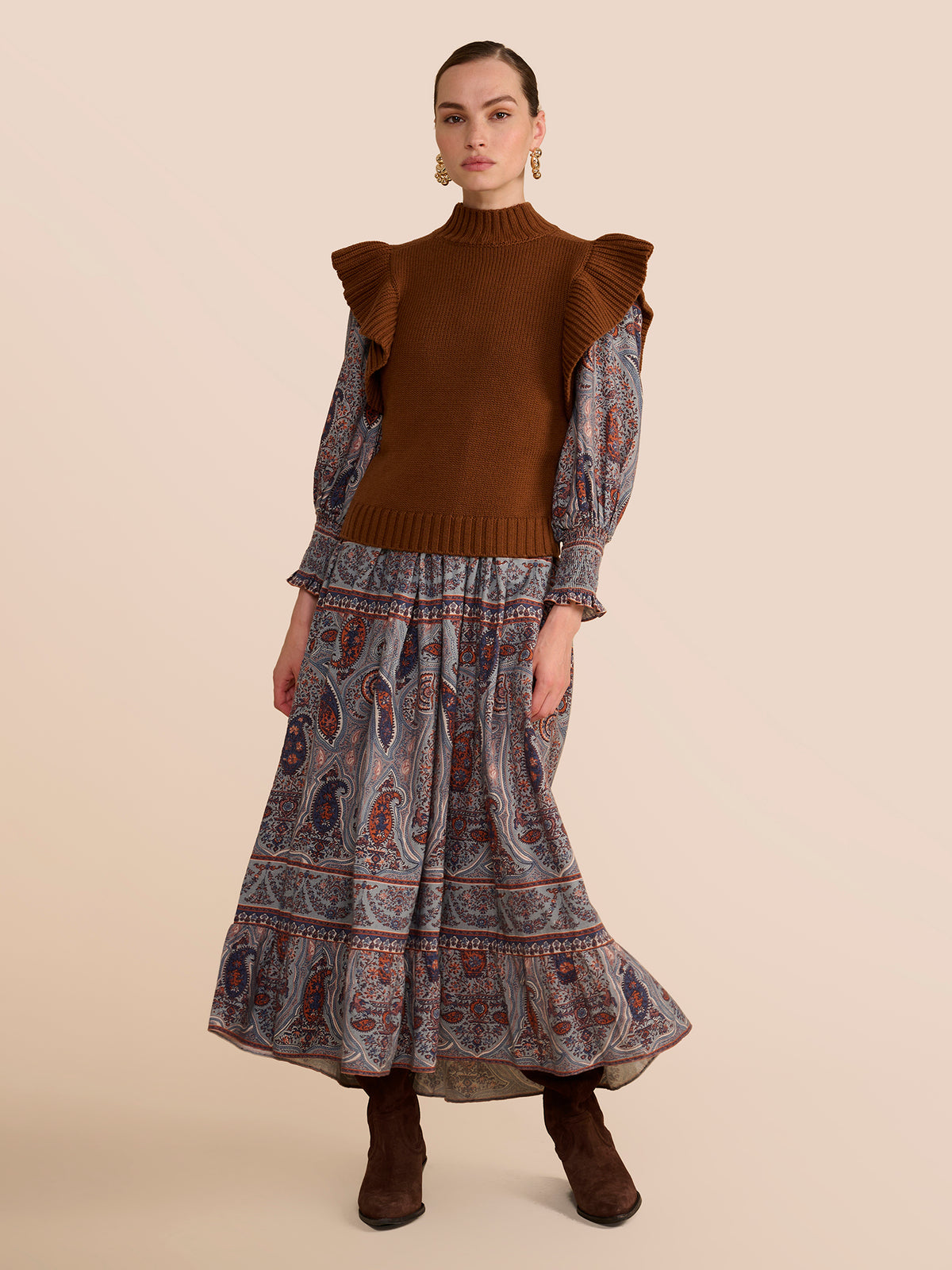 Clementine Caramel Tabard