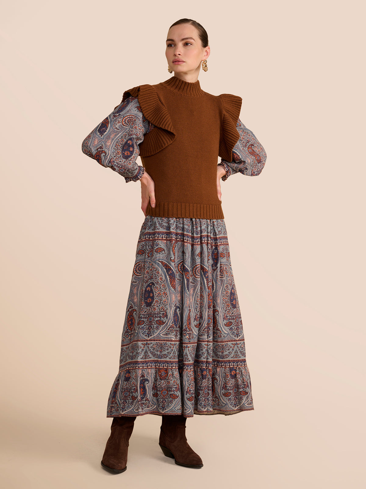 Clementine Caramel Tabard