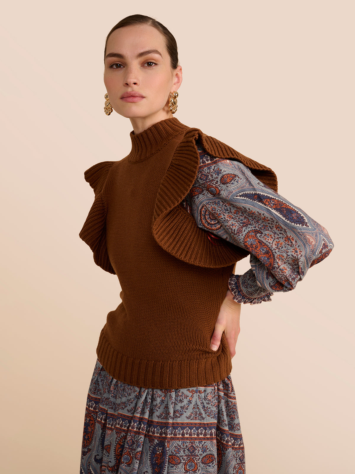 Clementine Caramel Tabard