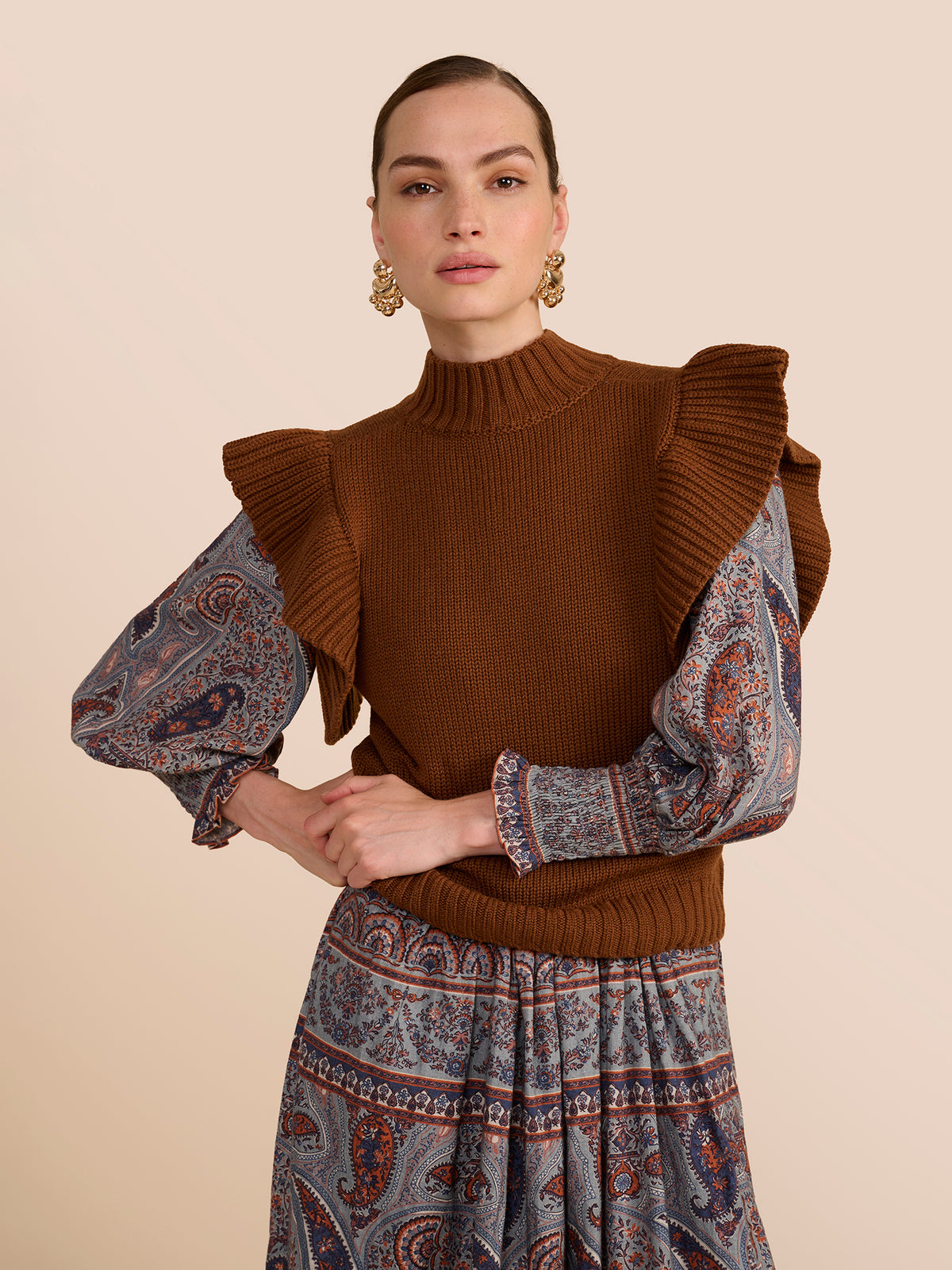 Clementine Caramel Tabard