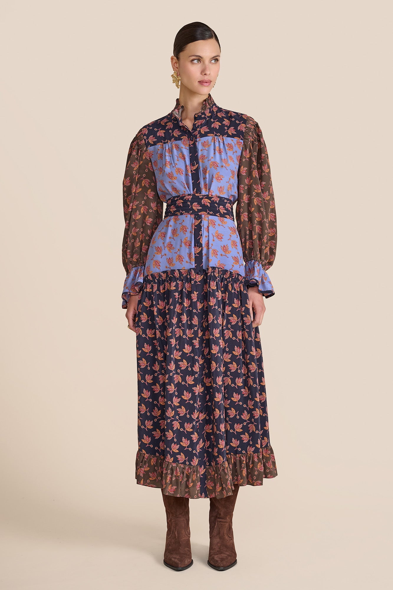 Darsha Multi Paisley Dress