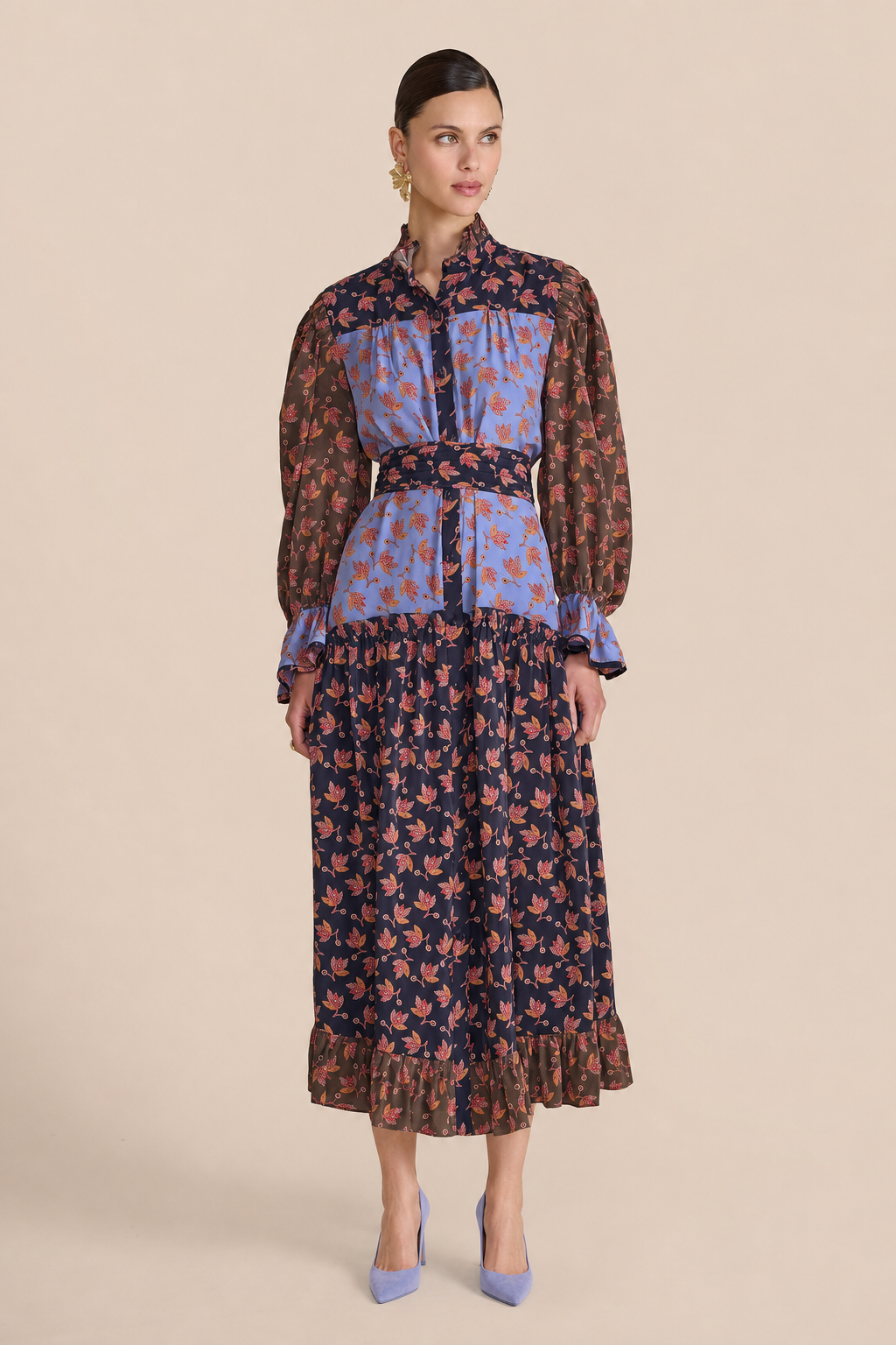 Darsha Multi Paisley Dress