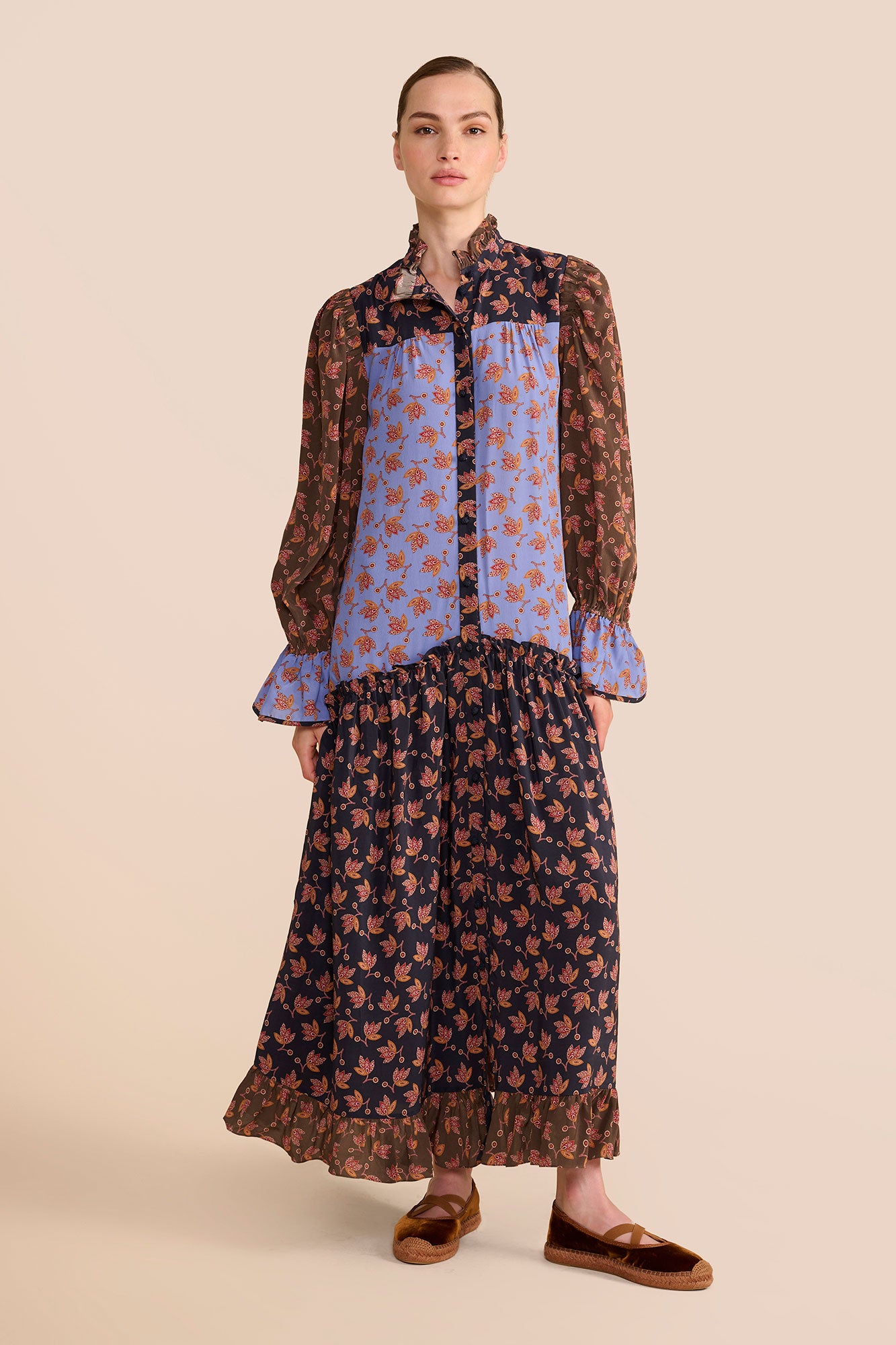 Darsha Multi Paisley Dress