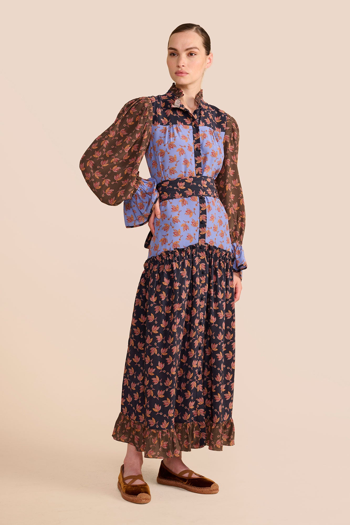 Darsha Multi Paisley Dress