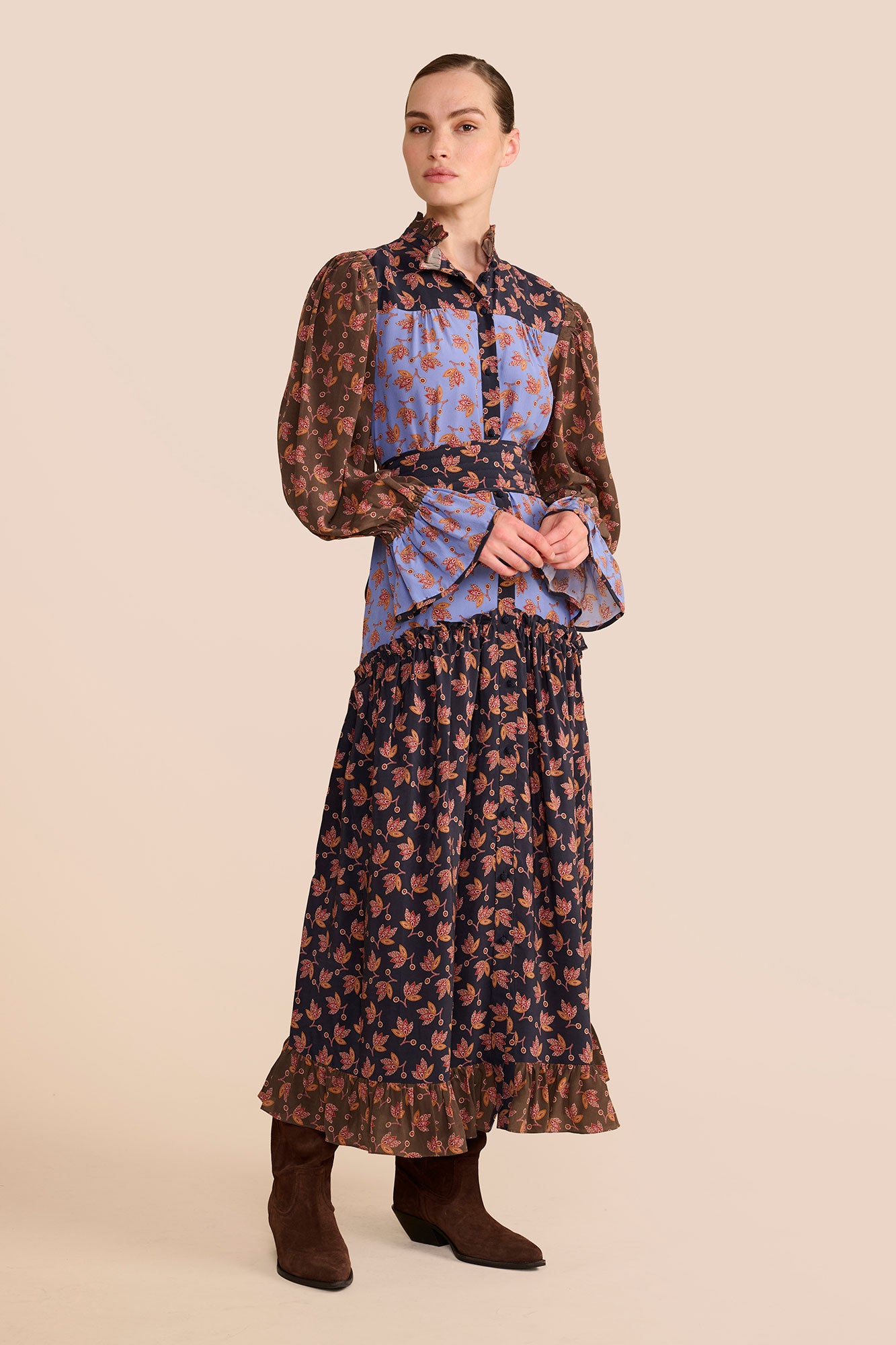 Darsha Multi Paisley Dress