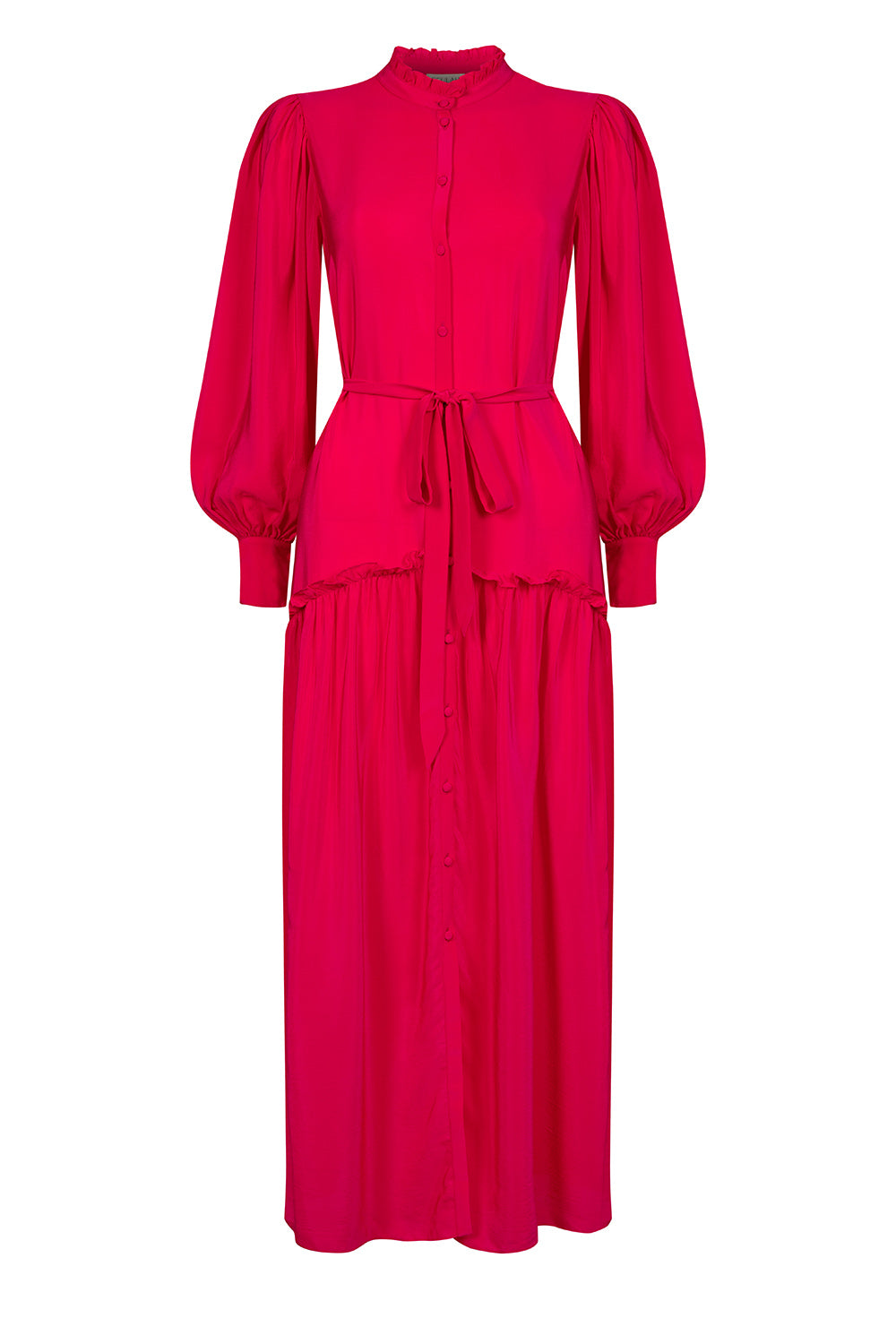 Darsha Berry Pink Shirt Dress