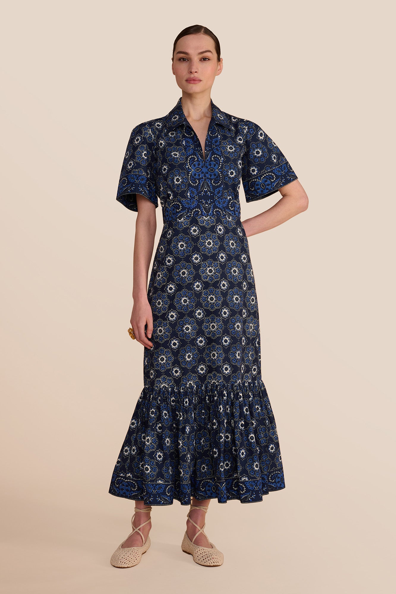 Felicity Navy Floral Dress