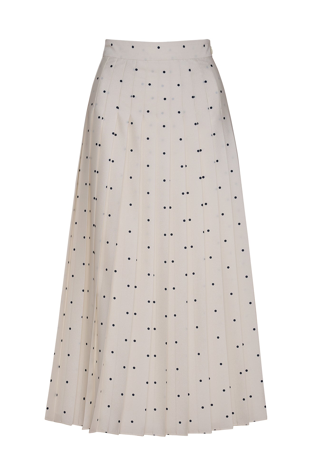 Fern Polka Dot Pleated Skirt
