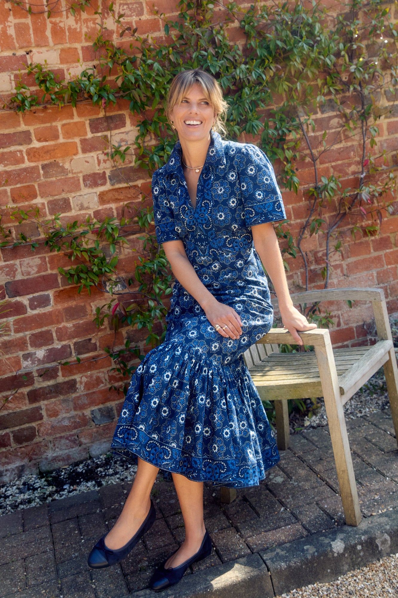 Felicity Navy Floral Dress