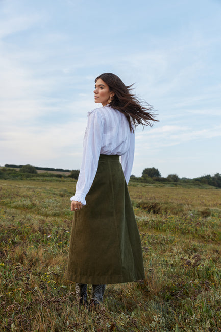 Pearl Olive Skirt – Beulah London