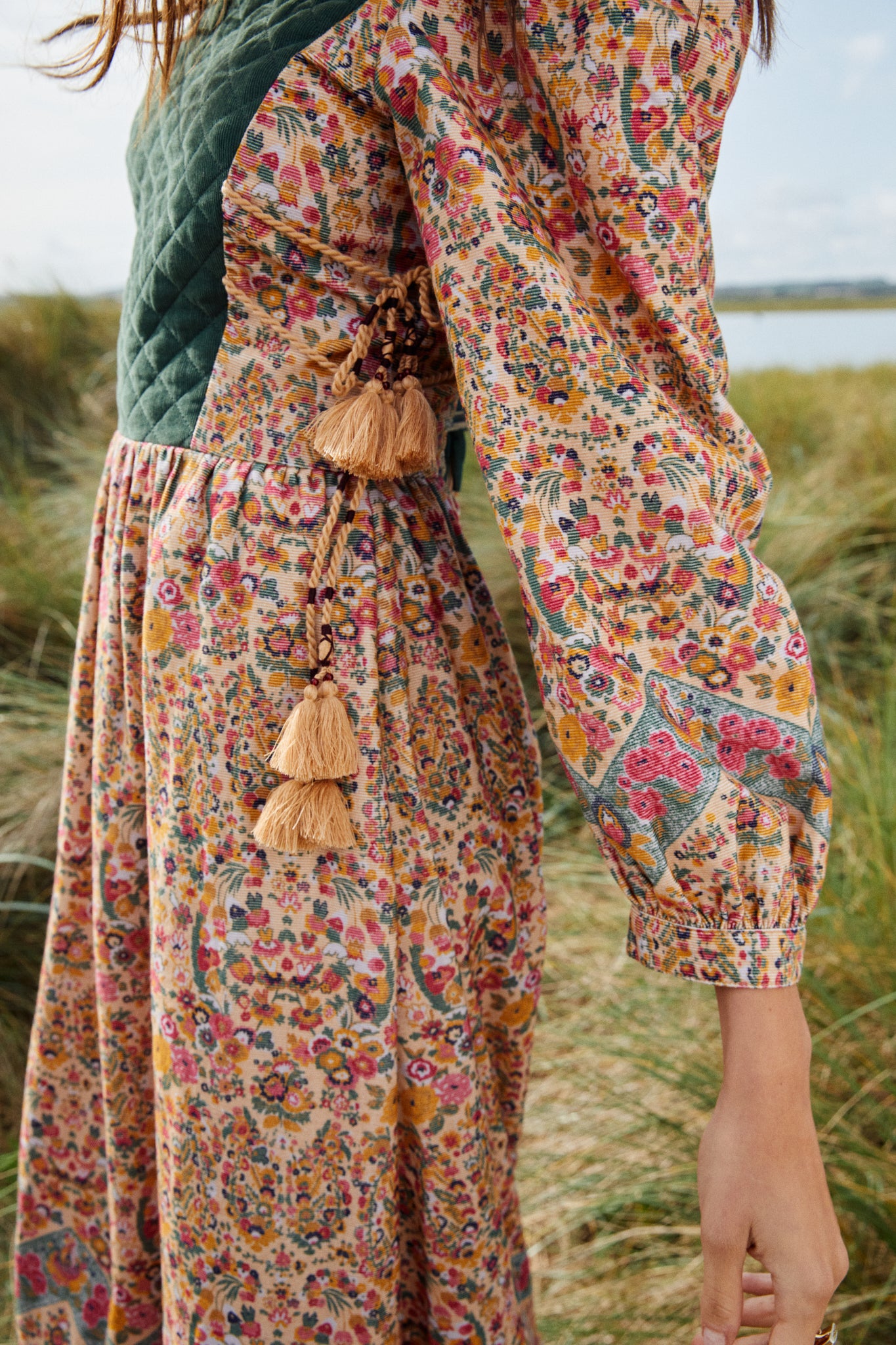 Marcia Ivory Floral Dress