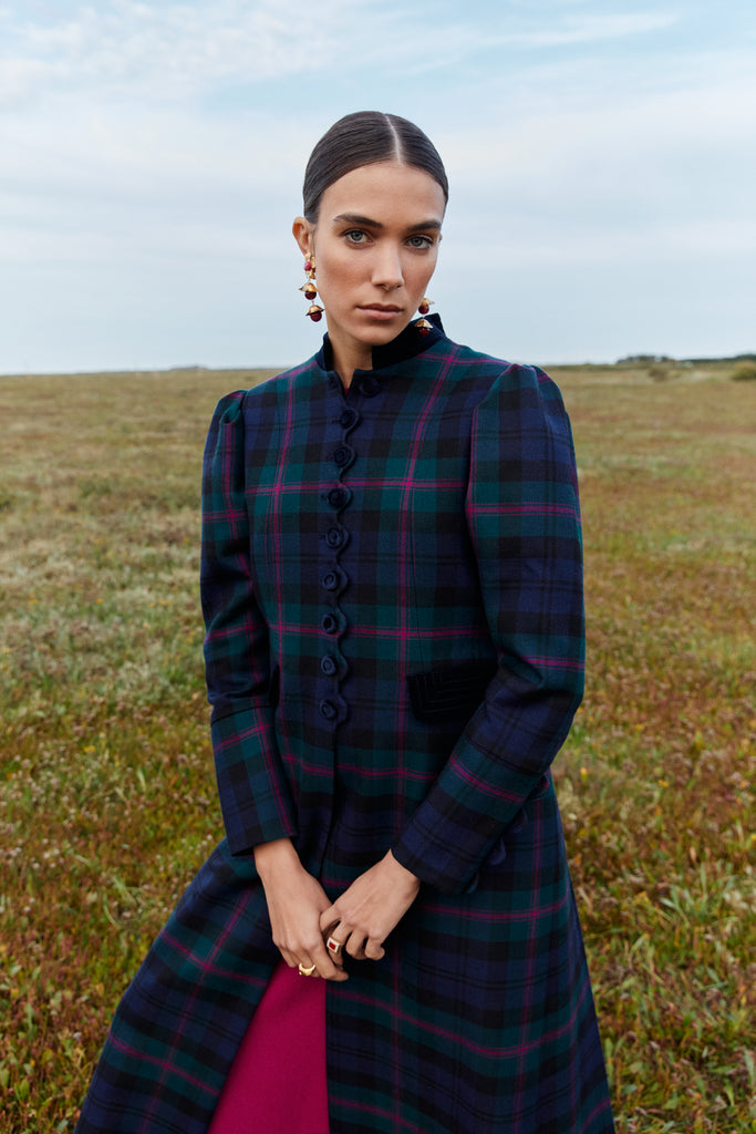 Atalanta Tartan Coat