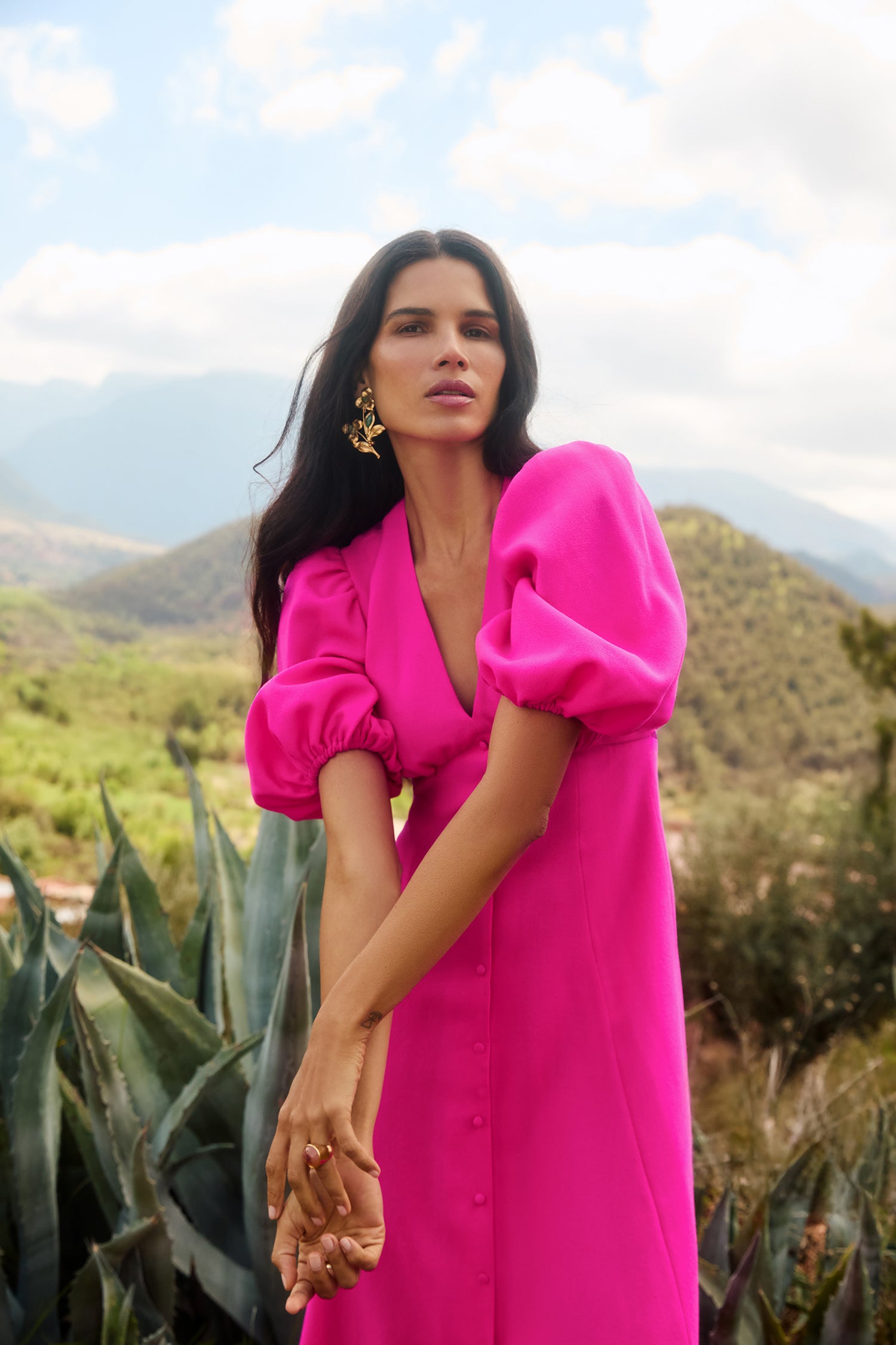 Francine Hot Pink Dress