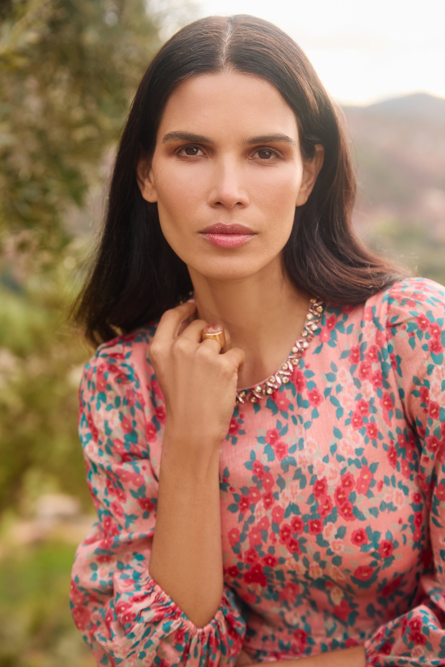 Mikela Pink Floral Dress