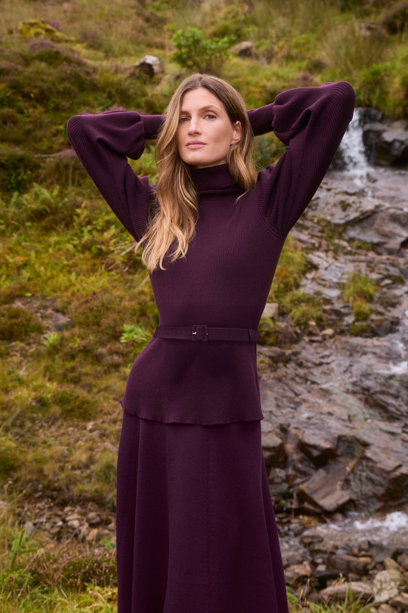 Estella Knit Jumper Plum