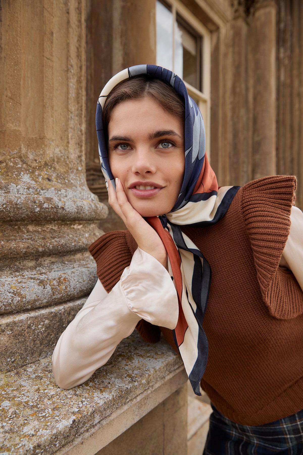 Liberté Tan Scarf