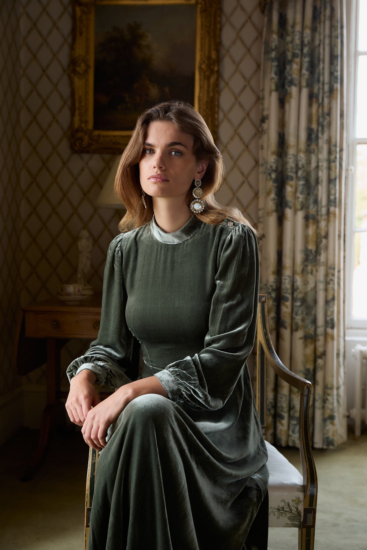Sonia Sage Velvet Dress