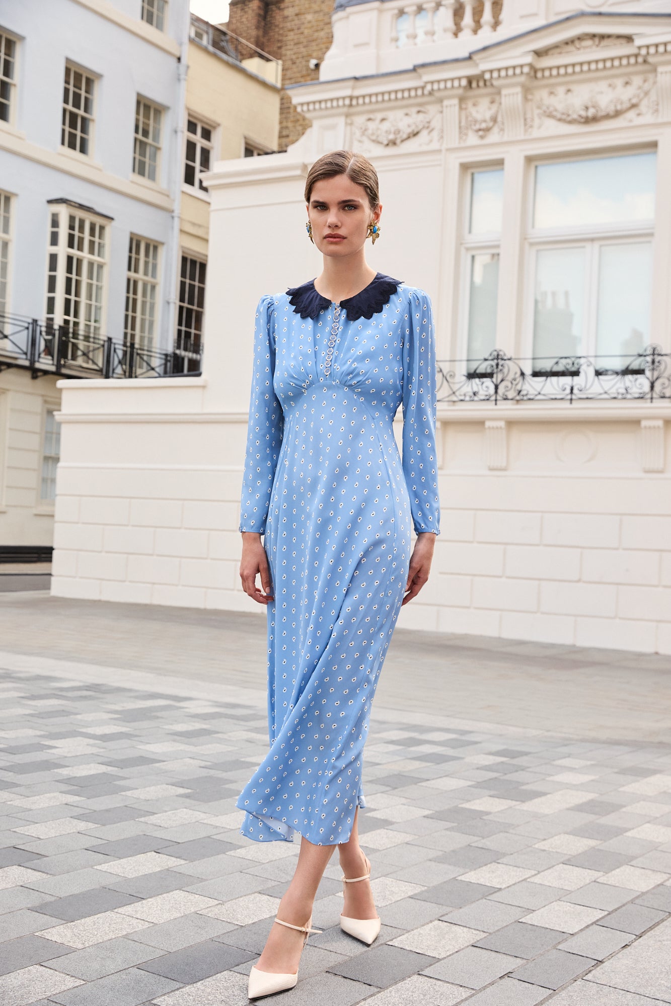 Romy Chambre Paisley Dress
