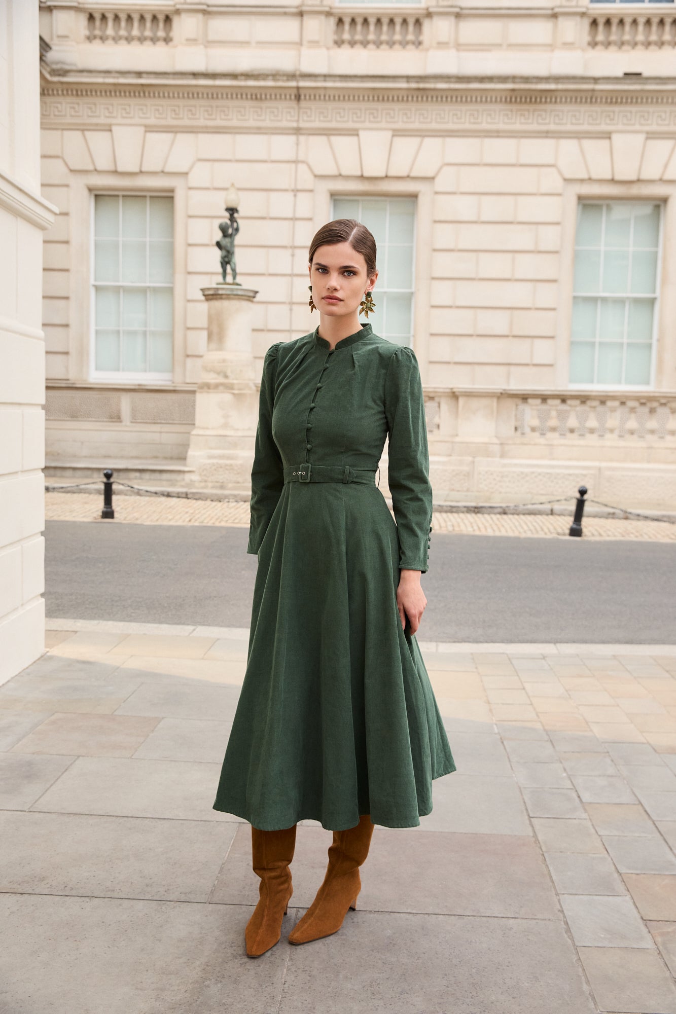Aybra Olive Dress