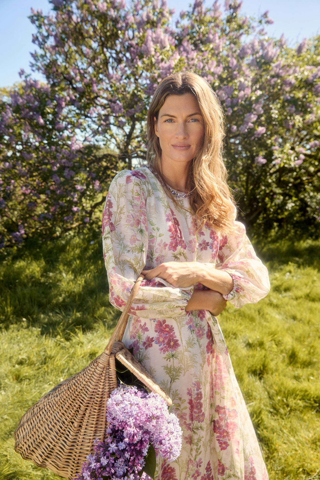 Mikela Delphinium Dress