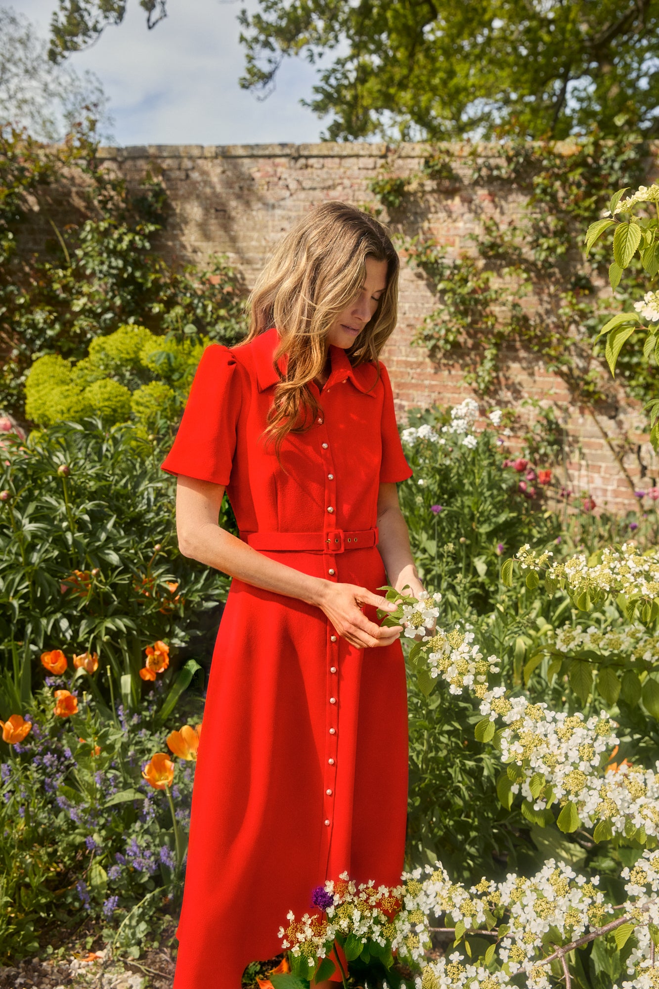 Violet Sunset Red Dress