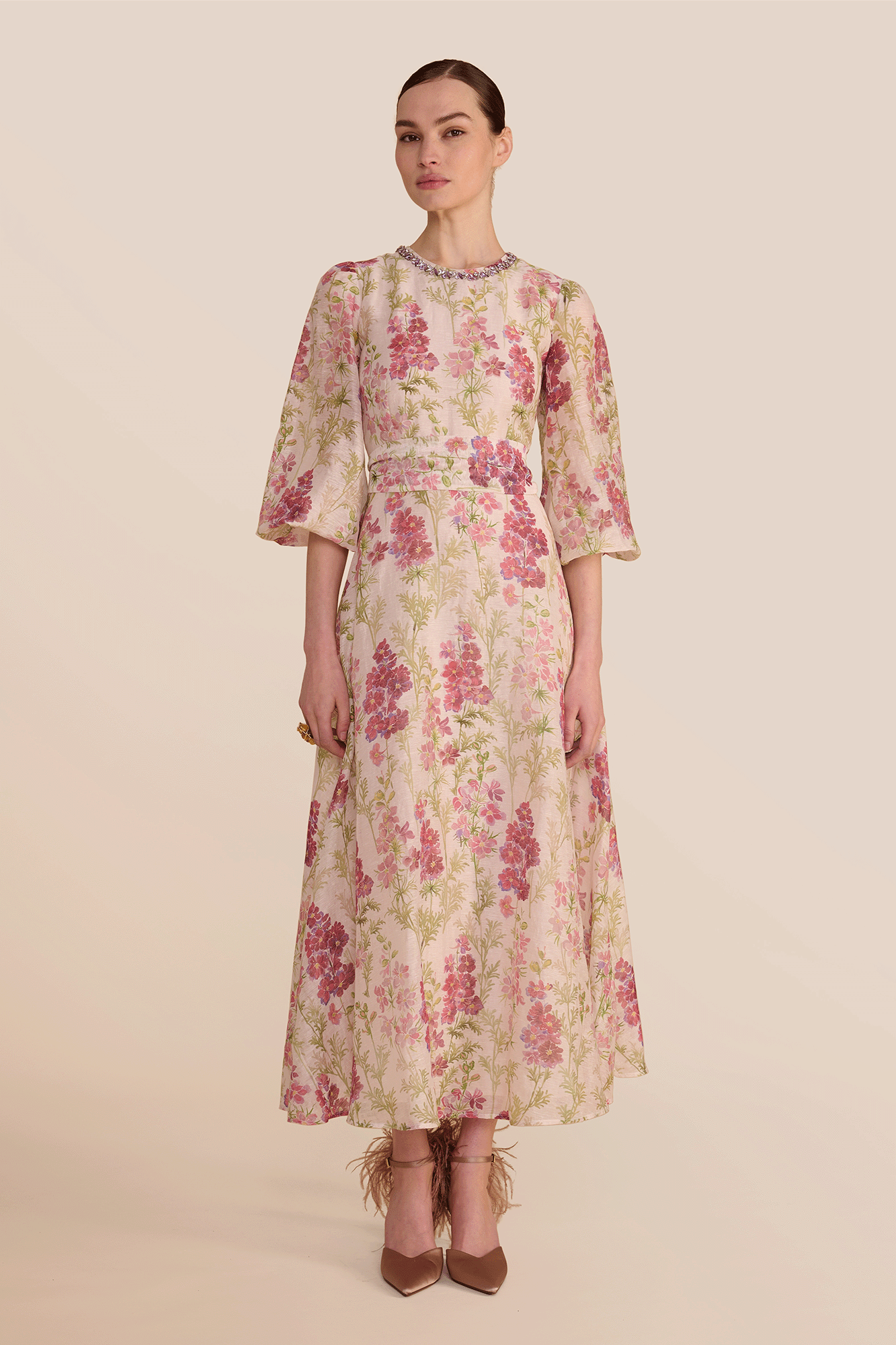 Mikela Delphinium Dress