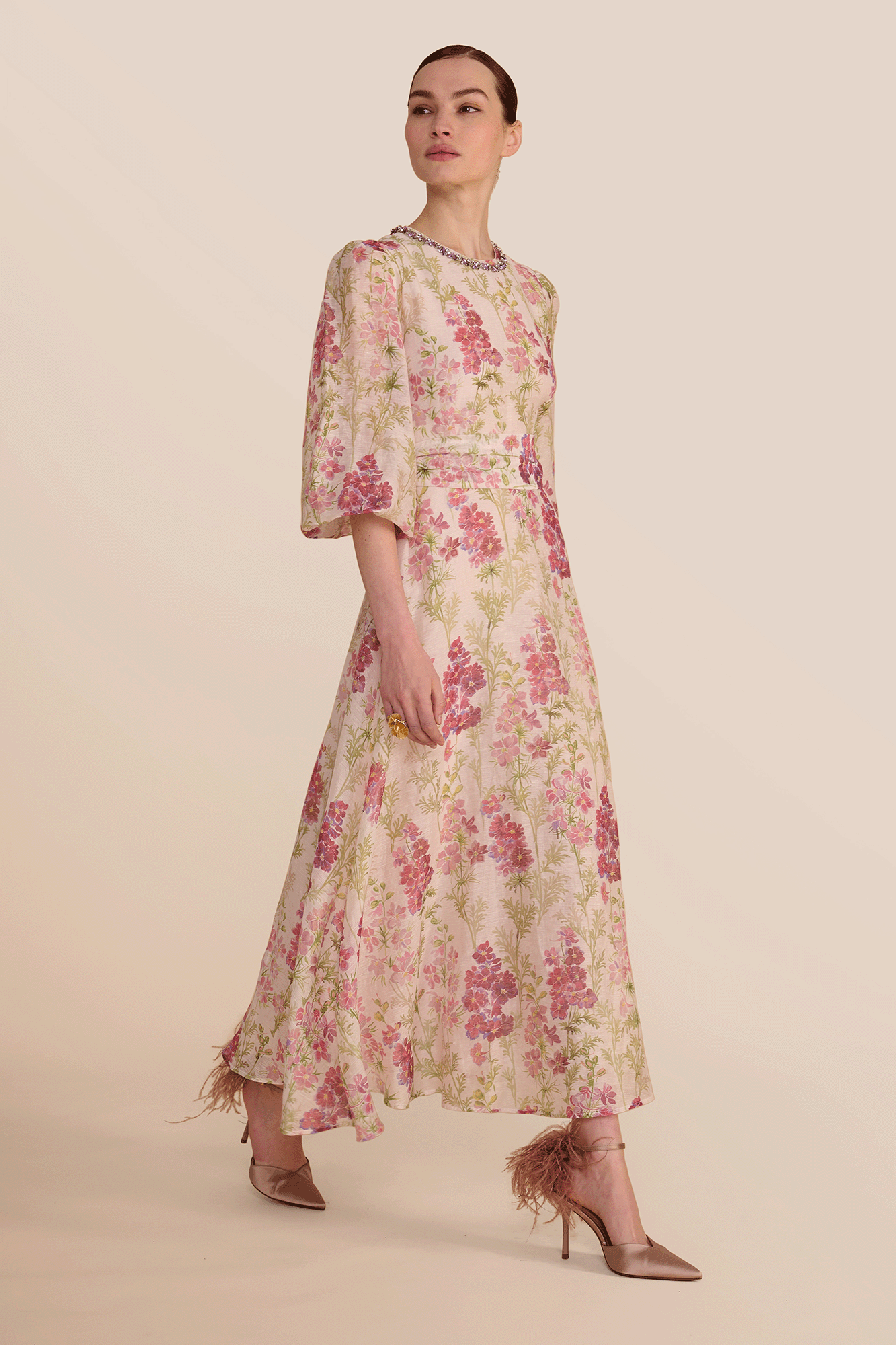 Mikela Delphinium Dress