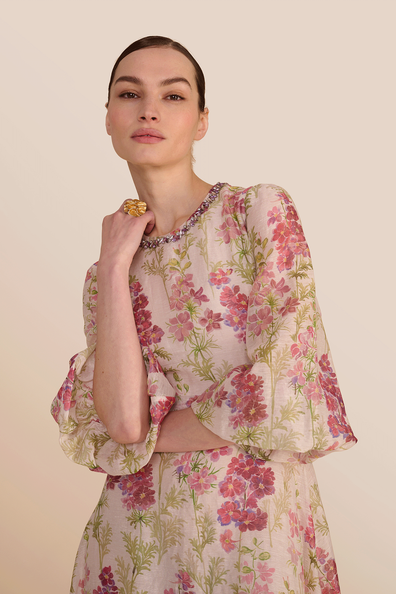 Mikela Delphinium Dress