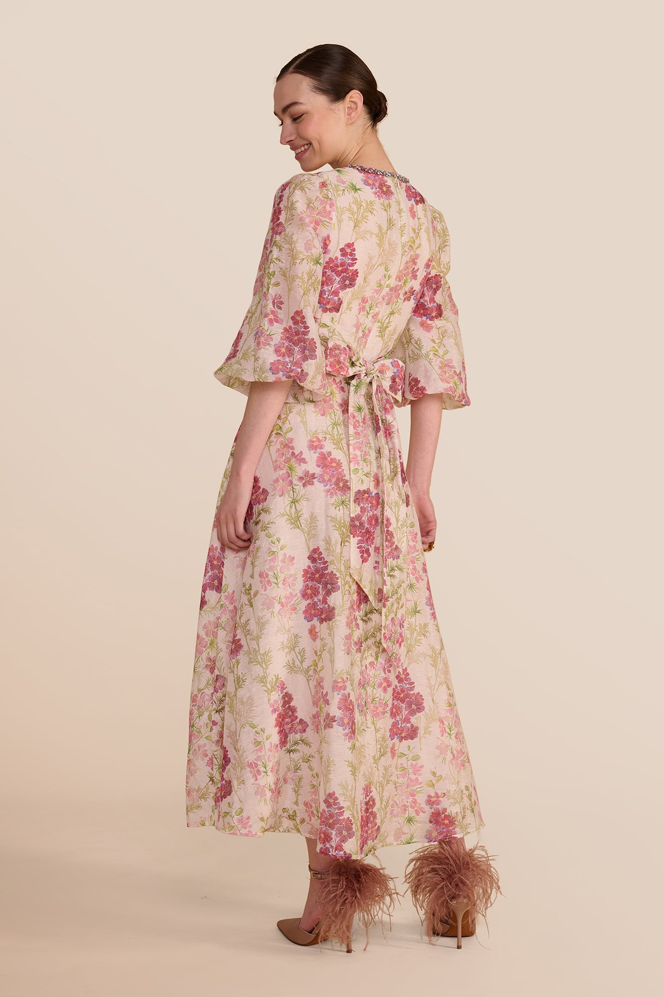 Mikela Delphinium Dress