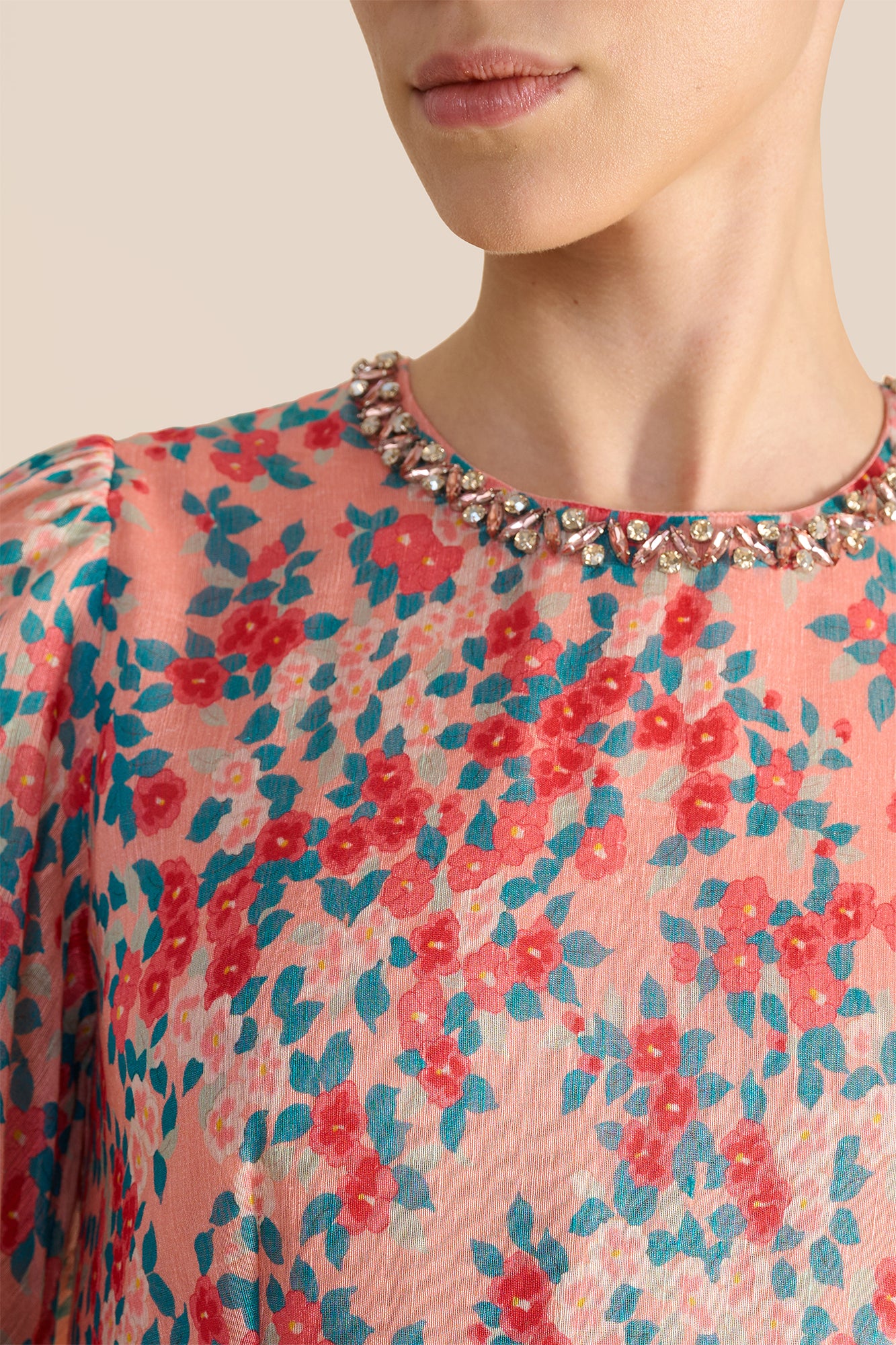 Mikela Pink Floral Dress