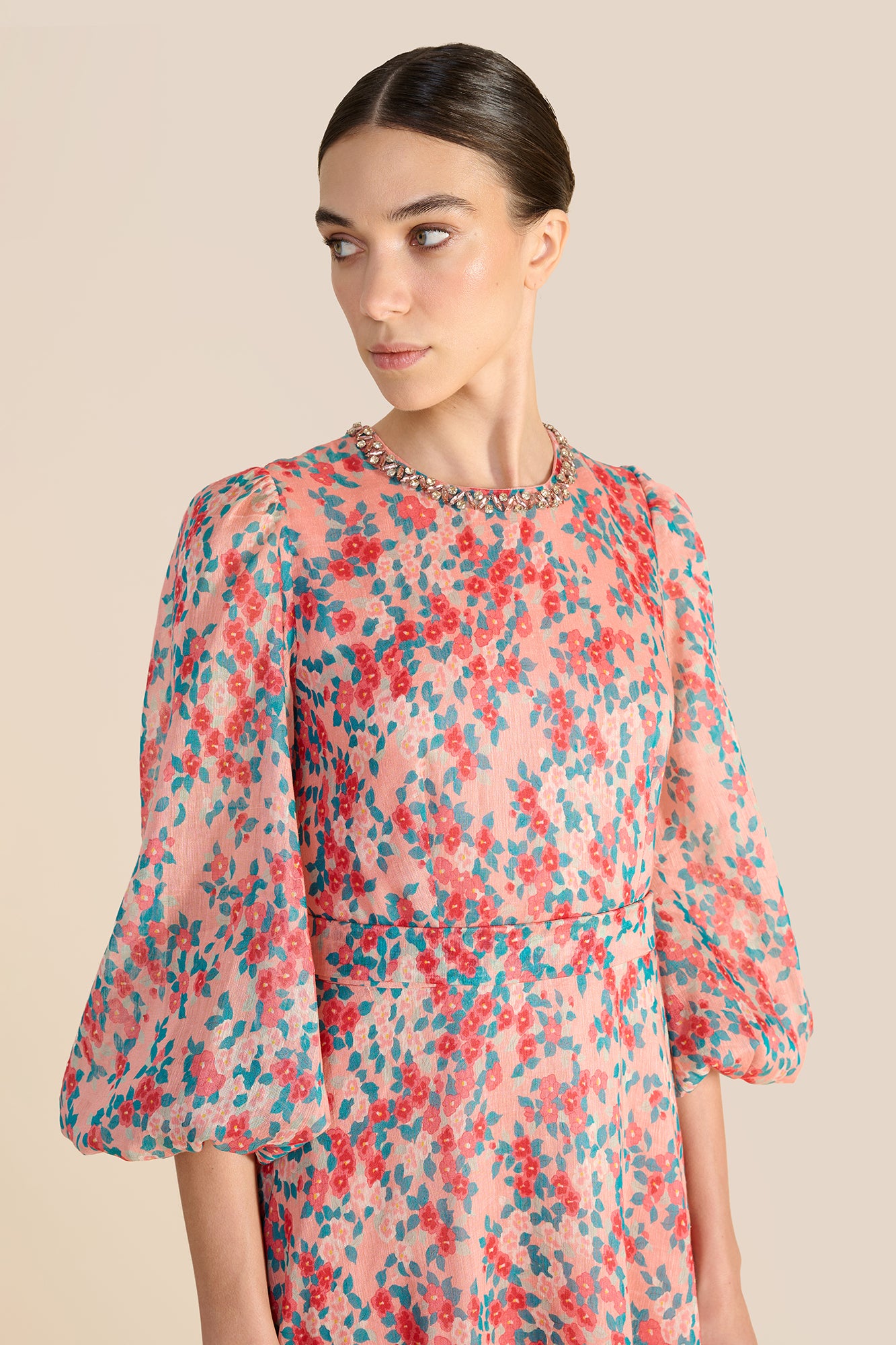 Mikela Pink Floral Dress